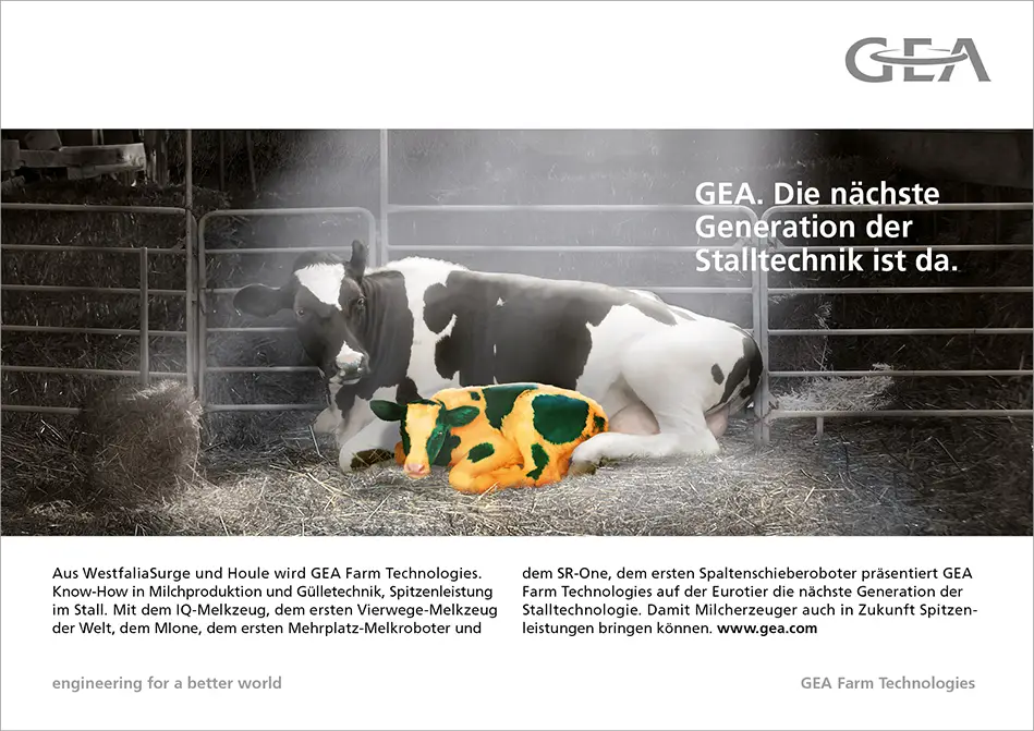 c.i.a.green, GEA, WestfaliaSurge, Markenwechsel, Anzeige Zukunftstechnologie