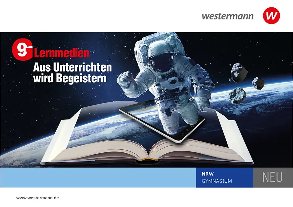 c.i.a.green, Westermann Verlag, G9 Lernmedien, Motiv Astronaut