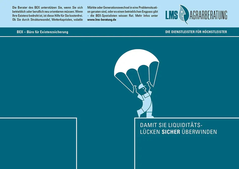 c.i.a.green, LMS Agrarberatung, Agriathlet, Dienstleister, Höchstleister, Anzeige BEX, Existenzsicherung